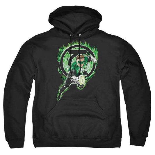Green Lantern Space Cop Mens Hoodie Black