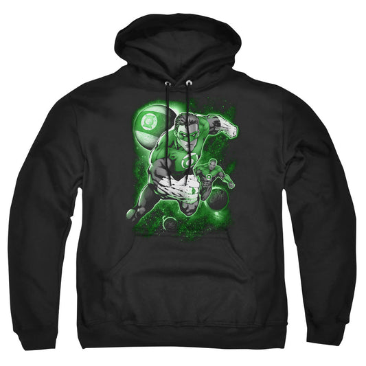 Green Lantern Lantern Planet Mens Hoodie Black