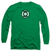 Load image into Gallery viewer, Green Lantern Scribble Lantern Logo Mens Long Sleeve Shirt Kelly Green Officially Licensed
