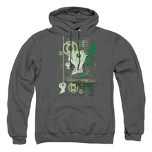 Load image into Gallery viewer, Green Lantern Core Strength Mens Hoodie Charcoal
