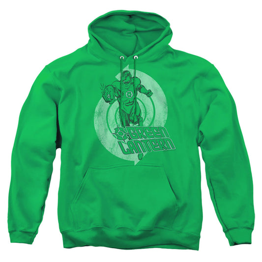 Green Lantern Power Mens Hoodie Kelly Green