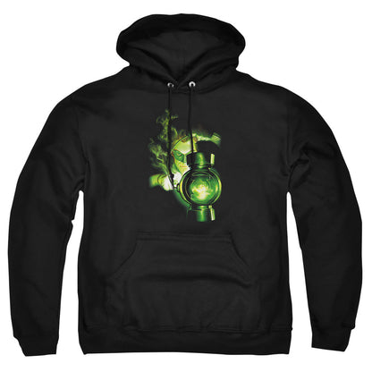 Green Lantern Lantern Light Mens Hoodie Black