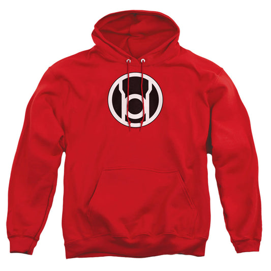 Green Lantern Red Lantern Logo Mens Hoodie Red