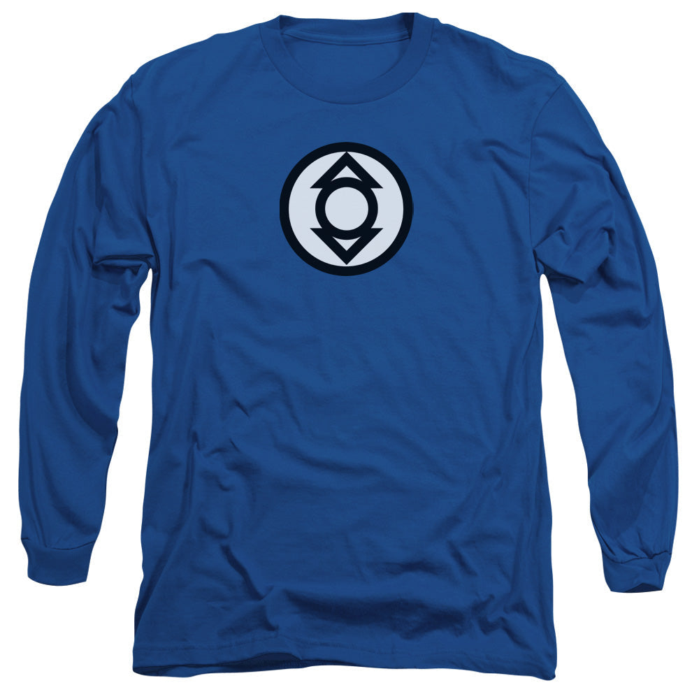 Green Lantern Indigo Tribe Mens Long Sleeve Shirt Royal Blue