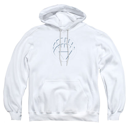 Green Lantern White Lantern Logo Mens Hoodie White