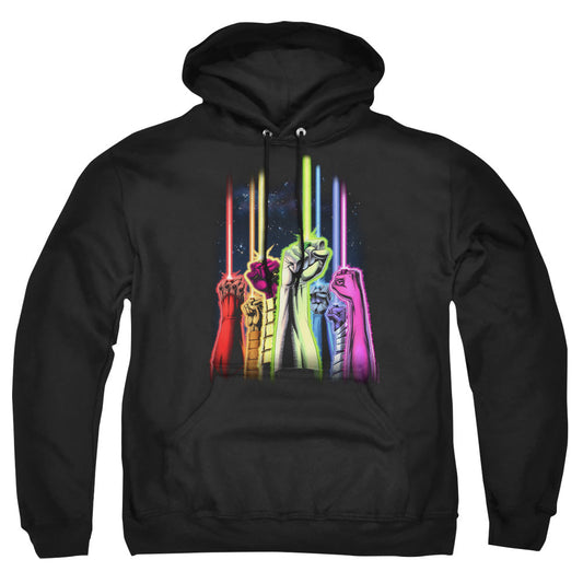 Green Lantern Rainbow Corps Mens Hoodie Black