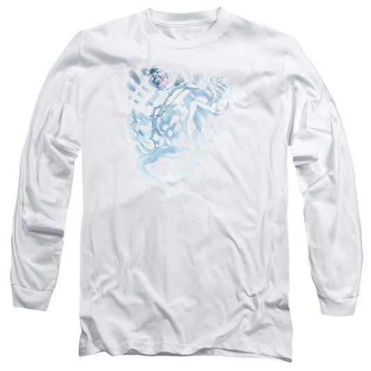 Green Lantern White Lantern Sinestro Mens Long Sleeve Shirt White Officially Licensed