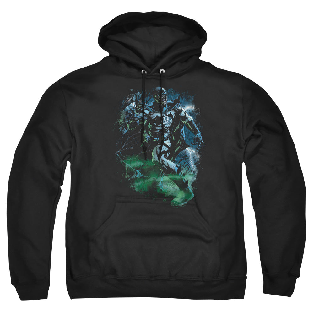 Green Lantern Black Lantern Batman Mens Hoodie Black