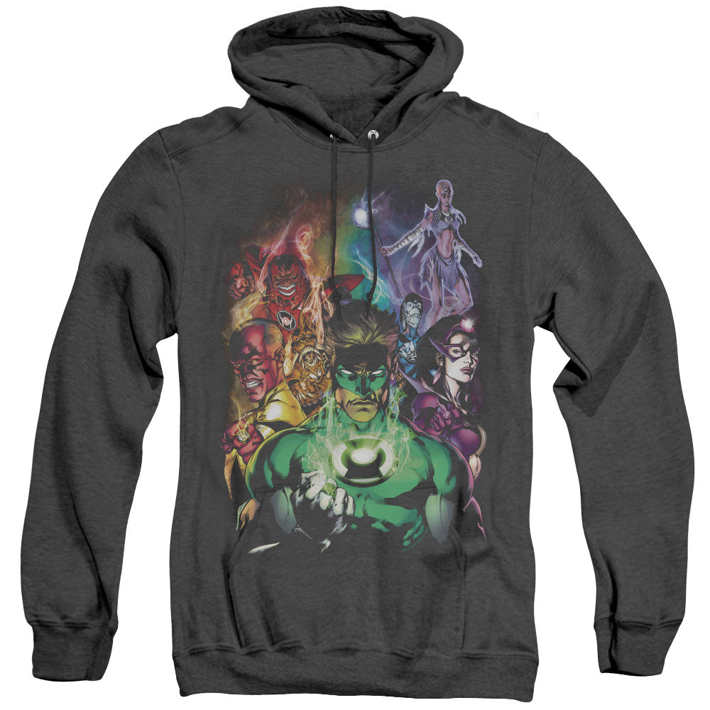 Green Lantern The New Guardians Heather Mens Hoodie Black