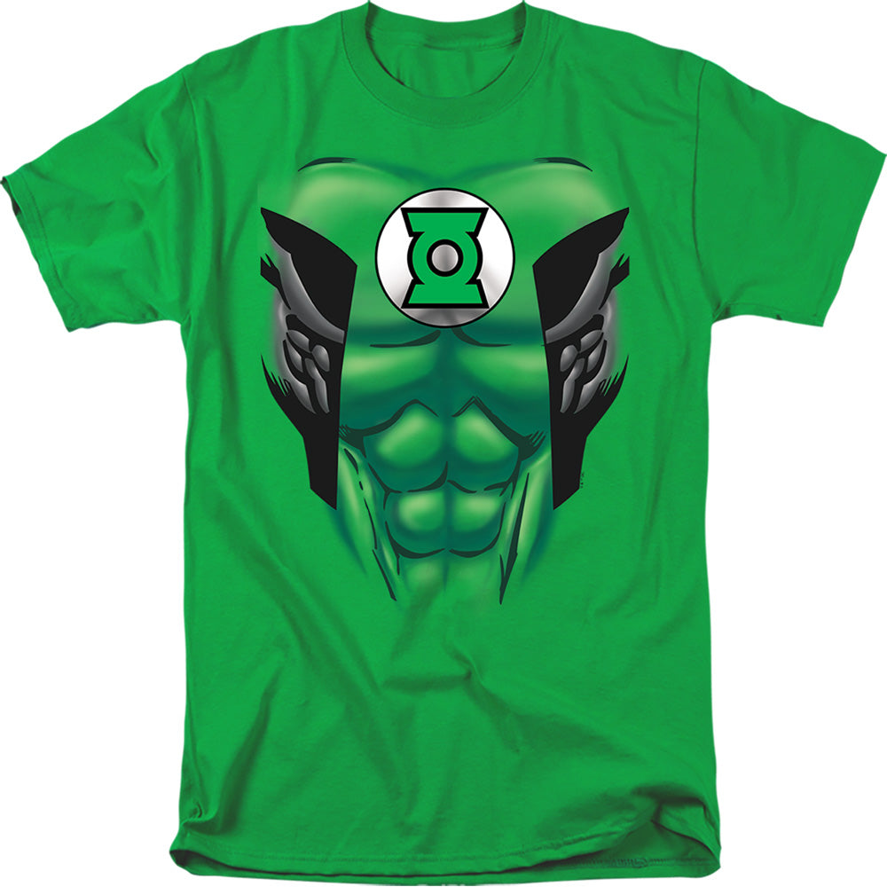 Green Lantern Costume Mens T Shirt Kelly Green