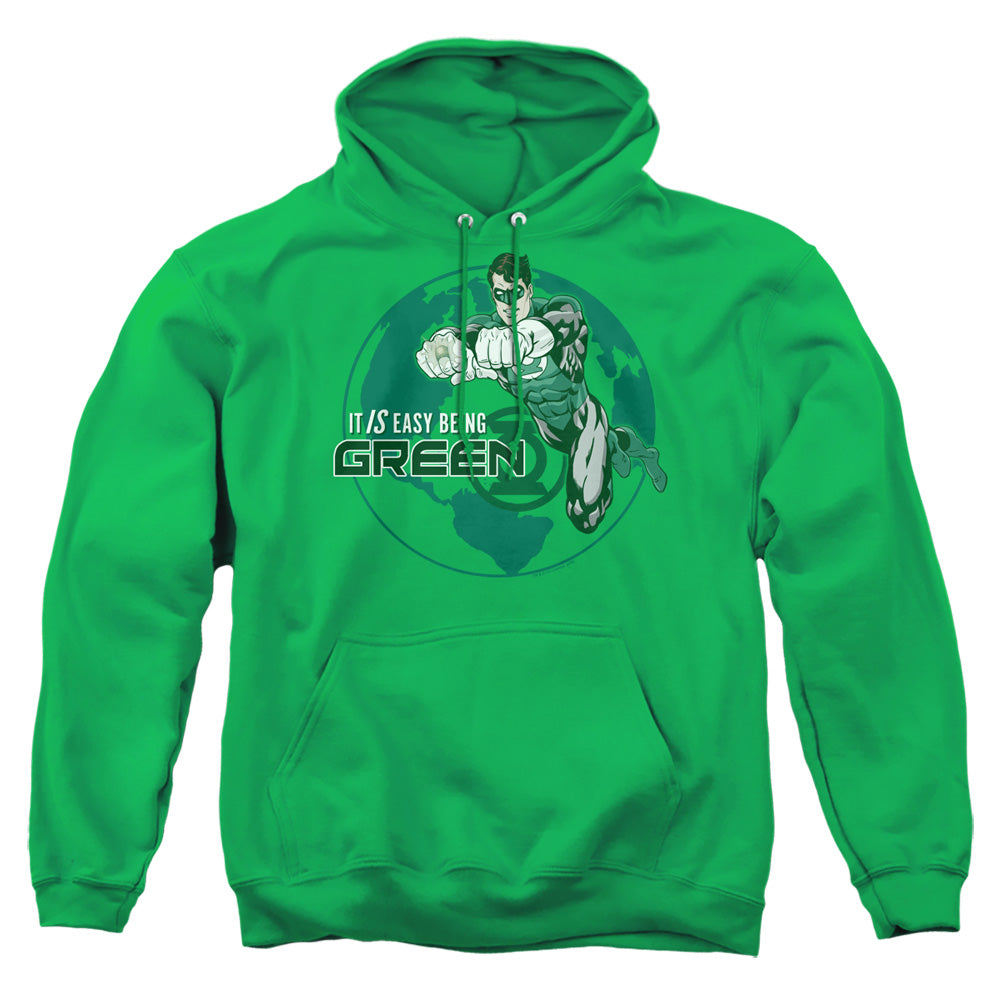 Gl Easy Being Green Mens Hoodie Kelly Green