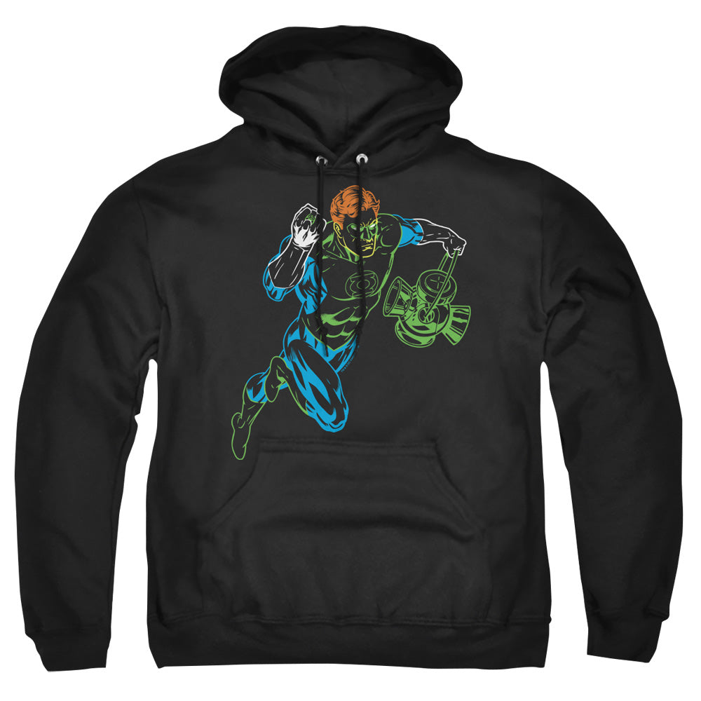 Gl Neon Lantern Mens Hoodie Black