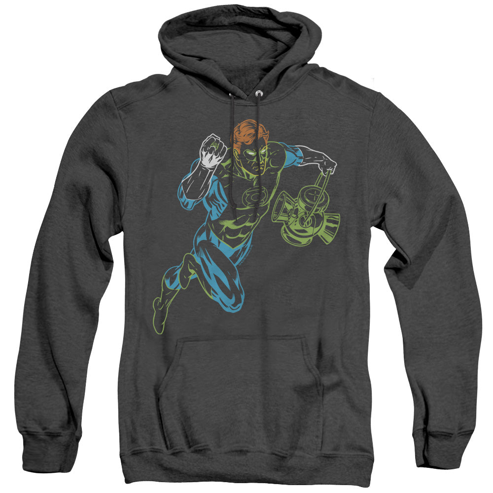 Gl Neon Lantern Heather Mens Hoodie Black