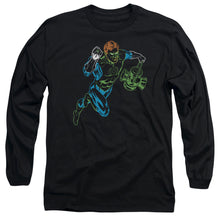 Load image into Gallery viewer, Gl Neon Lantern Mens Long Sleeve Shirt Black Officially Licensed

