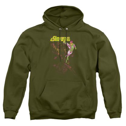 Gl Lantern Spray Mens Hoodie Military Green
