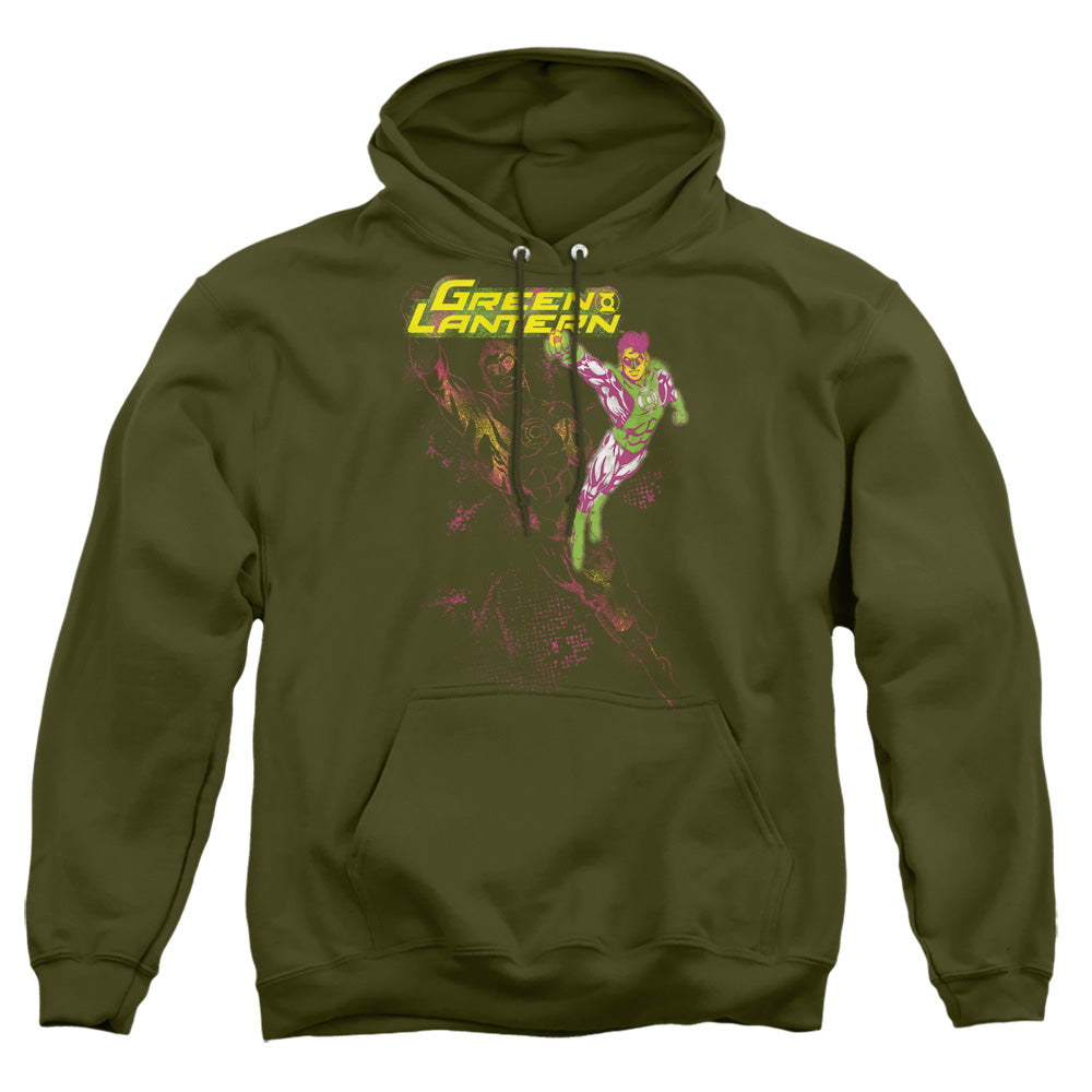 Gl Lantern Spray Mens Hoodie Military Green