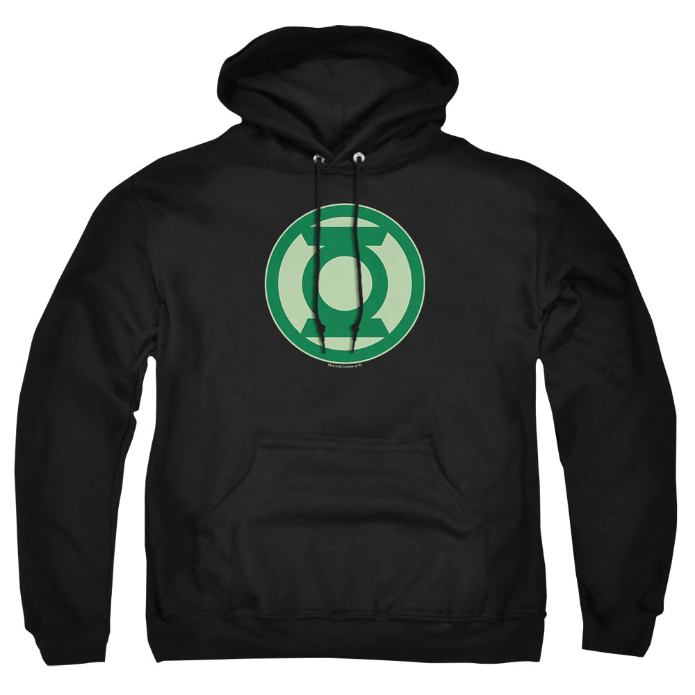 Green Lantern Green Symbol Mens Hoodie Black