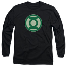 Load image into Gallery viewer, Green Lantern Green Symbol Mens Long Sleeve Shirt Black Officially Licensed
