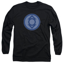 Load image into Gallery viewer, Green Lantern Indigo Symbol Mens Long Sleeve Shirt Black Officially Licensed
