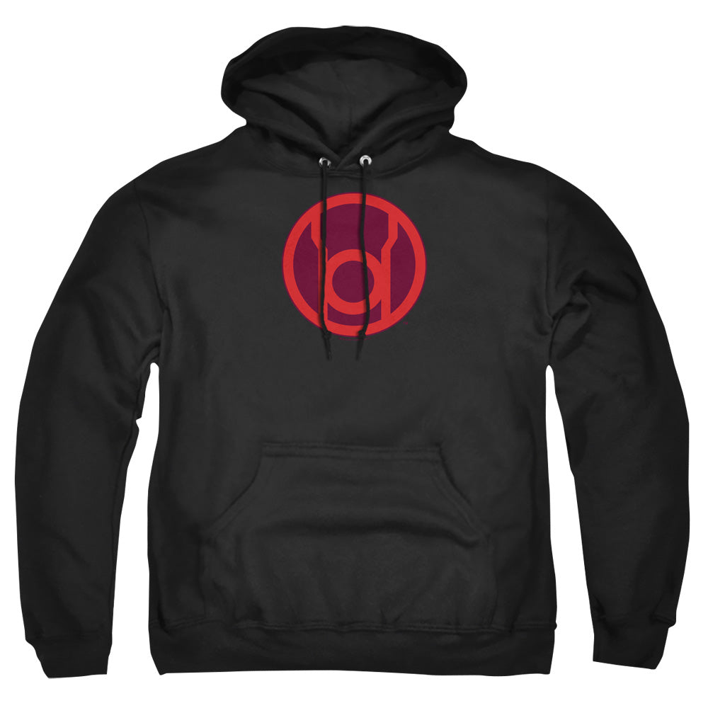 Green Lantern Red Symbol Mens Hoodie Black