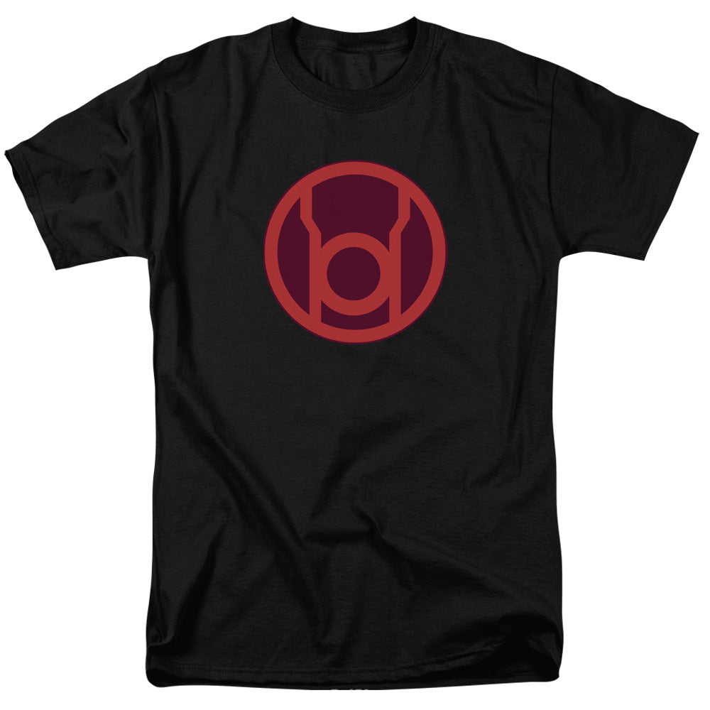 Green Lantern Red Symbol Mens T Shirt Black