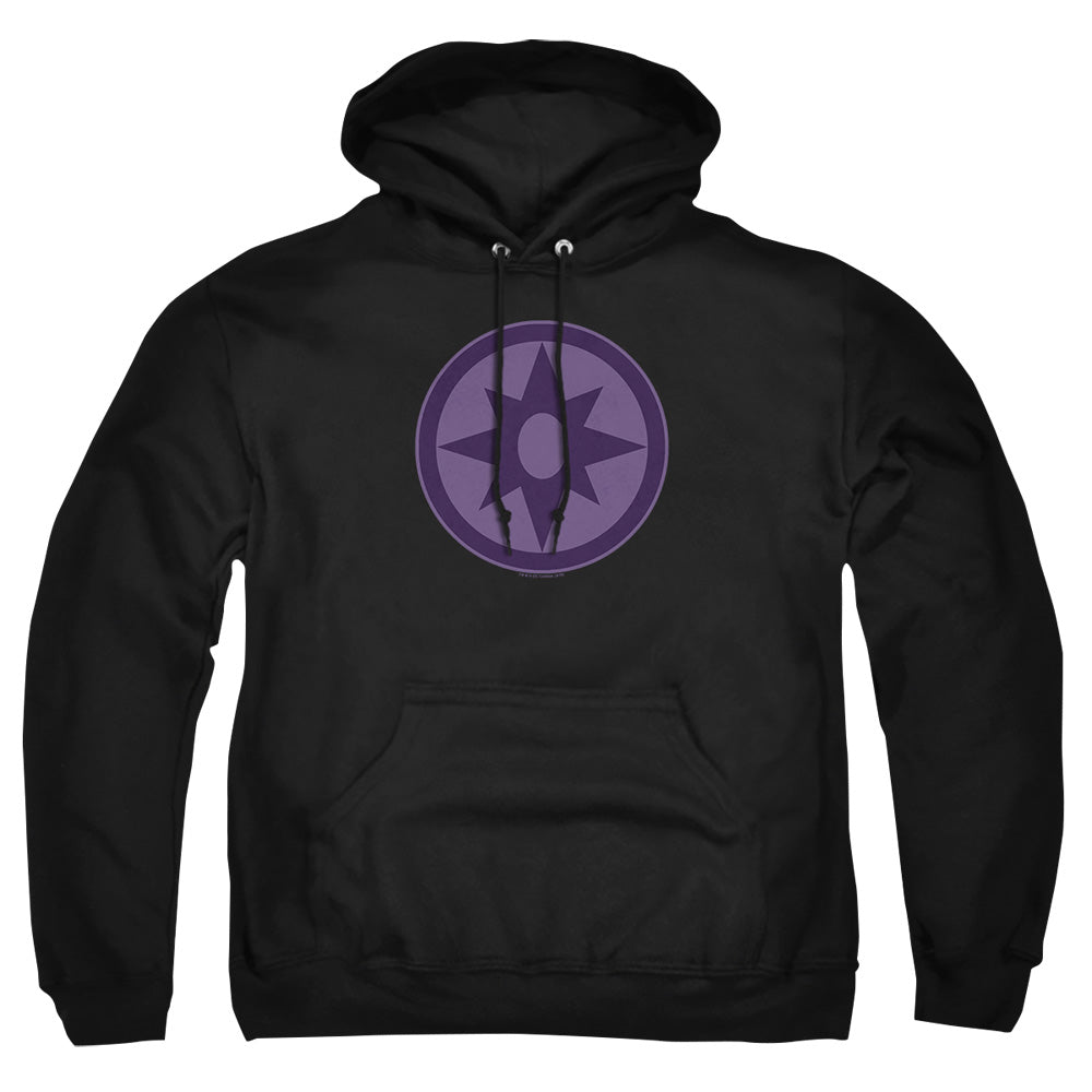 Green Lantern Sapphire Symbol Mens Hoodie Black