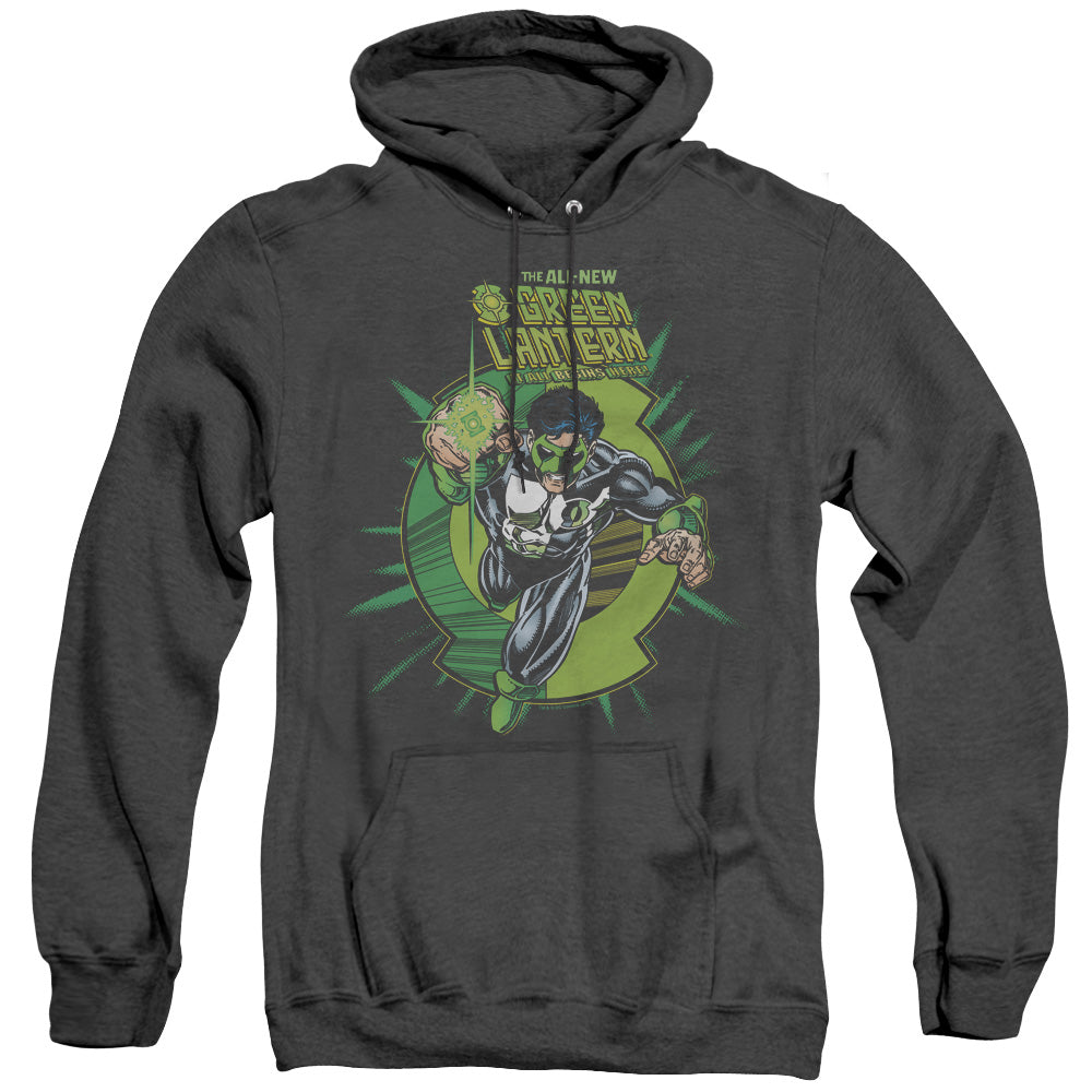 Green Lantern Rayner Cover Heather Mens Hoodie Black