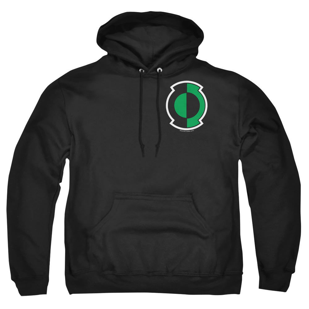 Green Lantern Kyle Logo Mens Hoodie Black