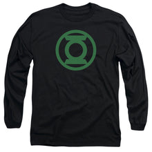 Load image into Gallery viewer, Green Lantern Green Emblem Mens Long Sleeve Shirt Black Officially Licensed

