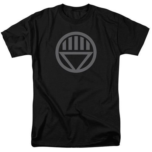 Green Lantern Grey Emblem Mens T Shirt Black