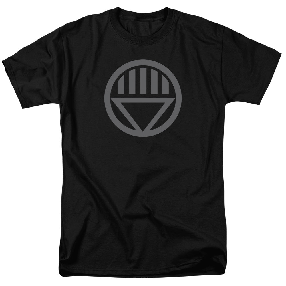 Green Lantern Grey Emblem Mens T Shirt Black