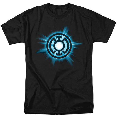 Green Lantern Blue Glow Mens T Shirt Black