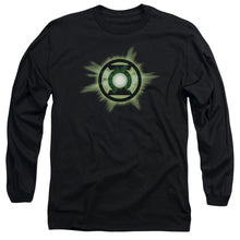 Load image into Gallery viewer, Green Lantern Green Glow Mens Long Sleeve Shirt Black Officially Licensed

