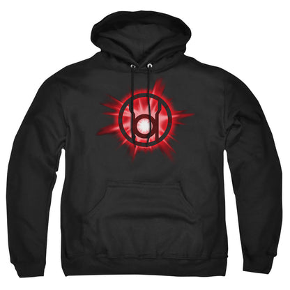 Green Lantern Red Glow Mens Hoodie Black