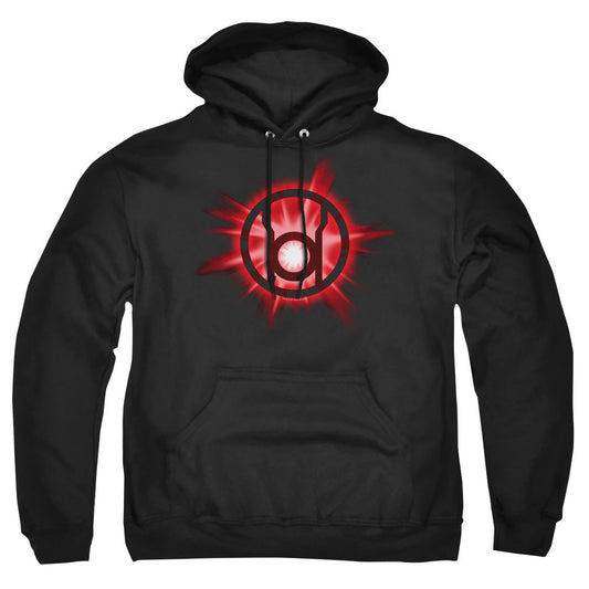 Green Lantern Red Glow Mens Hoodie Black