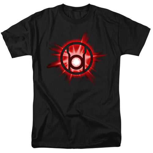 Green Lantern Red Glow Mens T Shirt Black