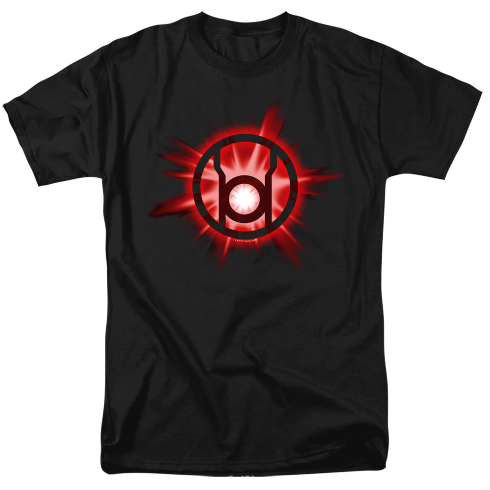 Green Lantern Red Glow Mens T Shirt Black