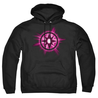 Green Lantern Sapphire Glow Mens Hoodie Black