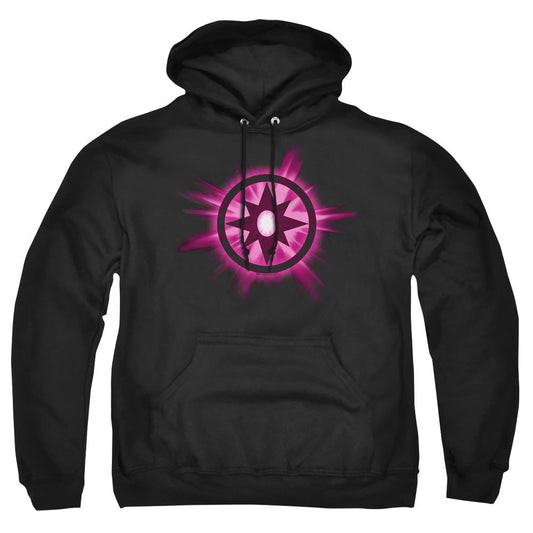 Green Lantern Sapphire Glow Mens Hoodie Black