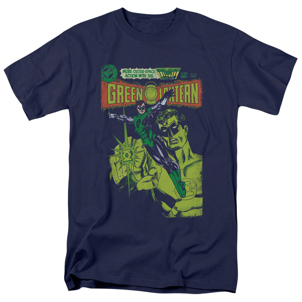 Green Lantern Vintage Cover Mens T Shirt Navy Blue