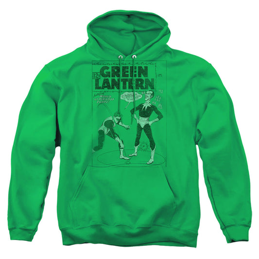 Green Lantern Perilous Traps Mens Hoodie Kelly Green