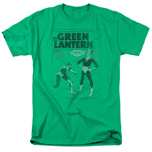 Green Lantern Perilous Traps Mens T Shirt Kelly Green