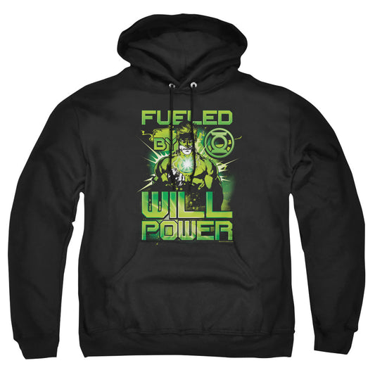 Green Lantern Fueled Mens Hoodie Black