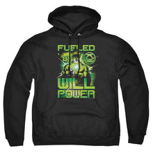 Load image into Gallery viewer, Green Lantern Fueled Mens Hoodie Black
