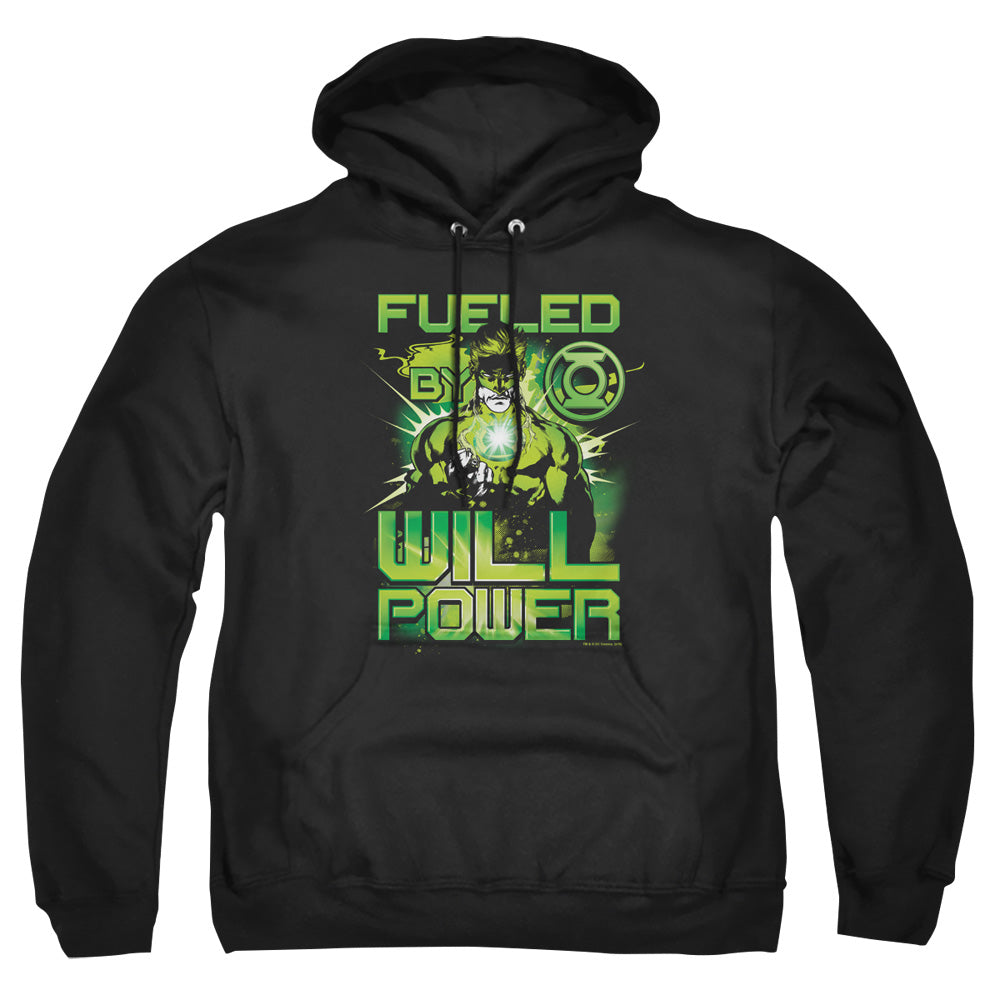 Green Lantern Fueled Mens Hoodie Black