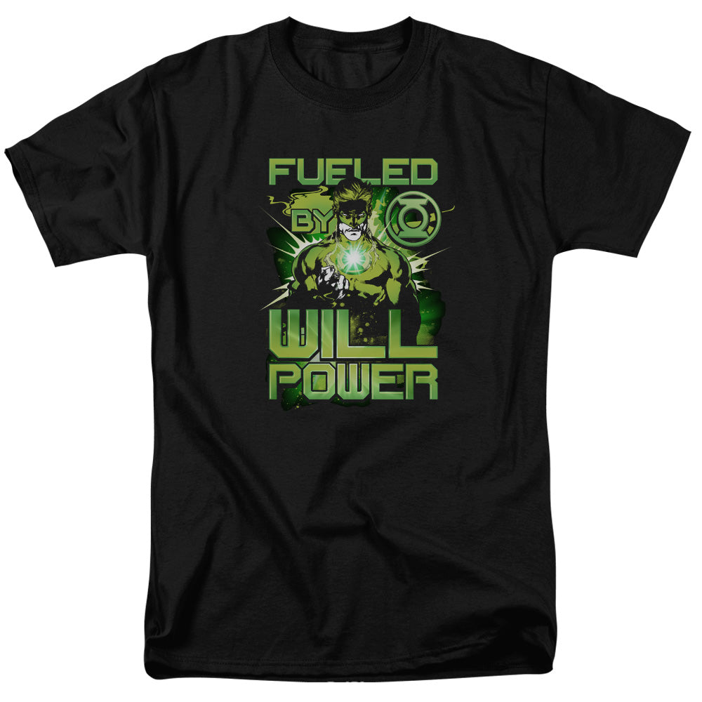 Green Lantern Fueled Mens T Shirt Black