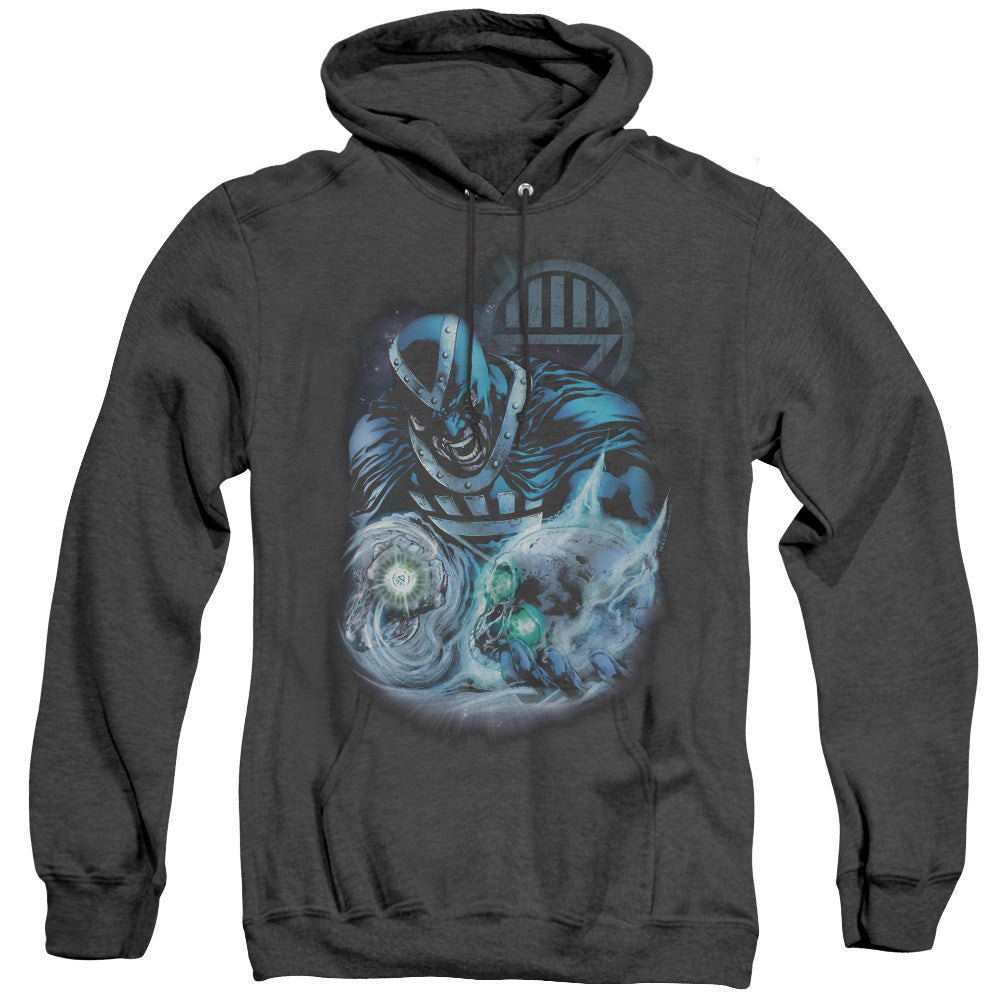 Green Lantern Blackhand Heather Mens Hoodie Black