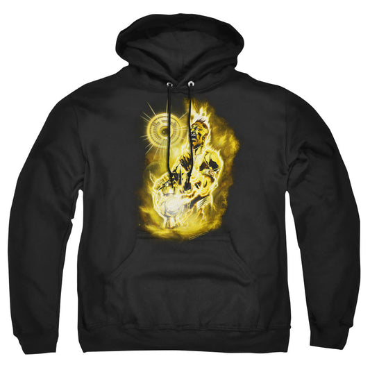 Green Lantern Sinestro Nebula Mens Hoodie Black