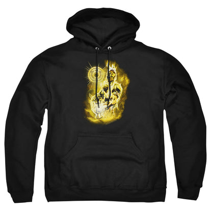Green Lantern Sinestro Nebula Mens Hoodie Black