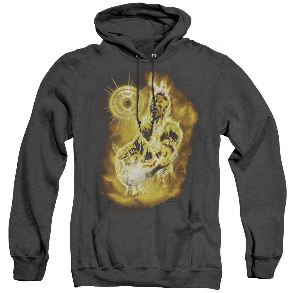 Green Lantern Sinestro Nebula Heather Mens Hoodie Black